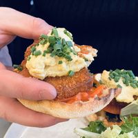 Eggs Benedict at LOV - McGill in Montreal