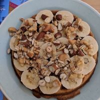 Vegan waffle at Brunchroom in Amsterdam