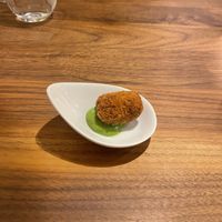 Crispy Cauliflower Bite with Parsley Aioli  at Avelo in Toronto
