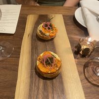 Bagel with Salmon Lox  at Avelo in Toronto