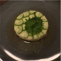 1st course, 2nd course, 1st amuse-bouche at Avelo in Toronto