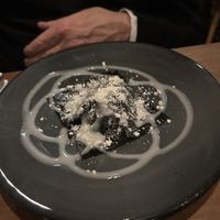 Dessert, nectarine  at Avelo in Toronto