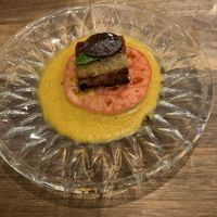 Tomato, sourdough, olives at Avelo in Toronto