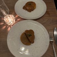 White bean tempeh, squash  at Avelo in Toronto