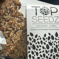 Awesome crackers available in the retail section.    at Lucy's Market in Soldotna