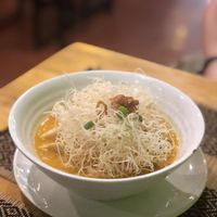 Vegan Kao soi  at Vegan Heaven in Chiang Mai