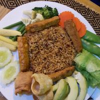 Add extra tempeh at Vegan Heaven in Chiang Mai