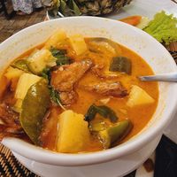 Duck Red curry at Vegan Heaven in Chiang Mai