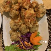 Cauliflower Wings/Bites/Fritters  at Vegan Heaven in Chiang Mai