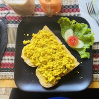 Scrambled tofu  at Vegan Heaven in Chiang Mai