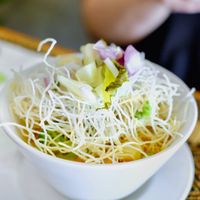 1/3 Portion of Khao Soi
Photo Credit: Phil Moore at Vegan Heaven in Chiang Mai