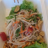 Papaya salad at Vegan Heaven in Chiang Mai