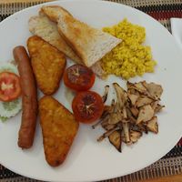 Breakfast Set C at Vegan Heaven in Chiang Mai