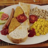 Breakfast Set C at Vegan Heaven in Chiang Mai