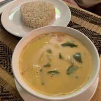 Duck red curry  at Vegan Heaven in Chiang Mai