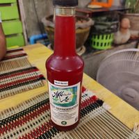 Kombucha red berry at Vegan Heaven in Chiang Mai