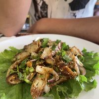 Spicy chicken   at Vegan Heaven in Chiang Mai