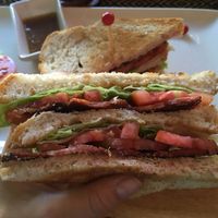 vegan BLT at Vegan Heaven in Chiang Mai