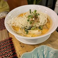 Khao soi   at Vegan Heaven in Chiang Mai