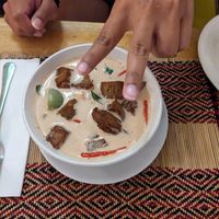 Duck curry at Vegan Heaven in Chiang Mai