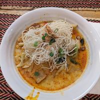 Kao soi at Vegan Heaven in Chiang Mai