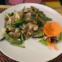 Pad see eew   at Vegan Heaven in Chiang Mai