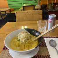 Khao Soi  at Vegan Heaven in Chiang Mai