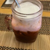 Thai tea   at Vegan Heaven in Chiang Mai