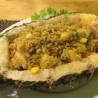 Pineapple Fried Rice  at Vegan Heaven in Chiang Mai