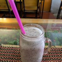 Dragonfruit Smoothie at Vegan Heaven in Chiang Mai