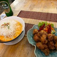 My mesl at Vegan Heaven in Chiang Mai