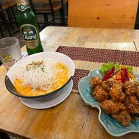 My meal at Vegan Heaven in Chiang Mai