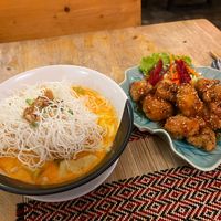 My meal at Vegan Heaven in Chiang Mai