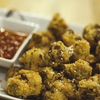 Cauliflower Buffalo Wings at Vegan Heaven in Chiang Mai