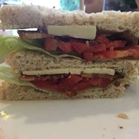 BLT with vegan cheese at Vegan Heaven in Chiang Mai