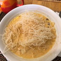 Khao soi  at Vegan Heaven in Chiang Mai