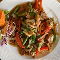 Chilli basil  at Vegan Heaven in Chiang Mai