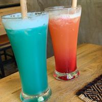 Cocktails  at Vegan Heaven in Chiang Mai