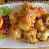 Cauliflower bites  at Vegan Heaven in Chiang Mai
