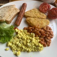 Breakfast set C at Vegan Heaven in Chiang Mai