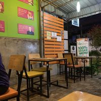 Inside at Vegan Heaven in Chiang Mai