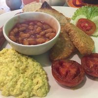 Reminiscent of soft scrambled eggs at Vegan Heaven in Chiang Mai