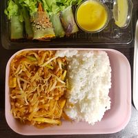 Pad Thai.. Rice at Vegan Heaven in Chiang Mai