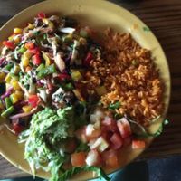 Veggie Chalupa at El Tiempo Cantina in Houston