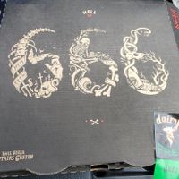 Clearly labeled dairy-free! Love the sticker!! at Hell Pizza in Taupo