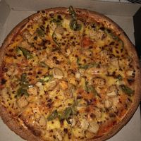 Vegan mayhem double size at Hell Pizza in Taupo