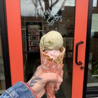 dream state + strawberry milk  at Frankie & Jo's - Capitol Hill in Seattle