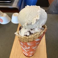 Mint brownie on the bottom and brown sugar vanilla on the top  at Frankie & Jo's - Capitol Hill in Seattle