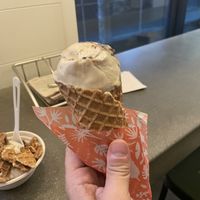 Waffle cone  at Frankie & Jo's - Capitol Hill in Seattle
