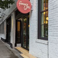 Easy to find -- a handful of places to sit inside at Frankie & Jo's - Capitol Hill in Seattle